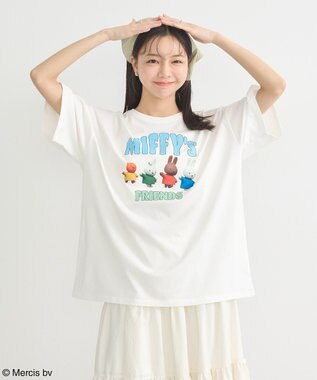 earth music&ecology ｍｉｆｆｙ／ｅａｒｔｈ　ミッフィーフレンズアニメーションＴ Off White