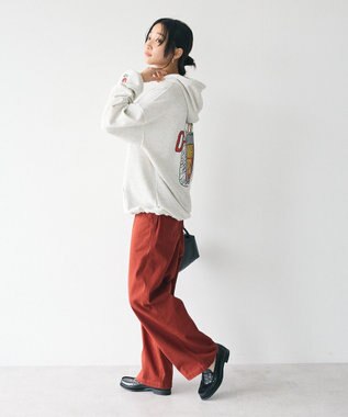 CRAFT STANDARD BOUTIQUE URANIWAプリントパーカー Oatmeal