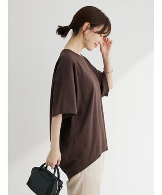 Green Parks コクーンシルエットカットプルオーバー Brown