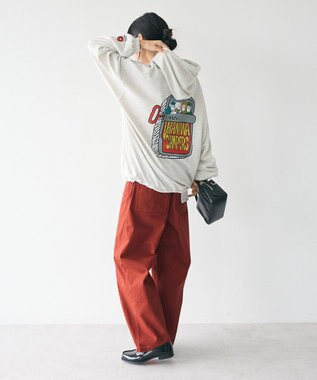 CRAFT STANDARD BOUTIQUE URANIWAプリントパーカー Oatmeal