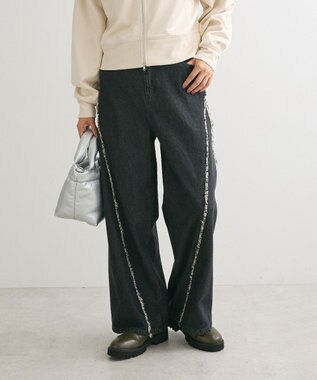 Green Parks ・ＤＯＵＢＬＥ　ＦＬＡＧＳ　サイドキリカエデニム Black