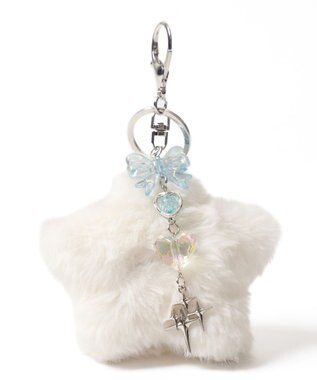 WEGO ファースタービーズチャームキーホルダー ホワイト