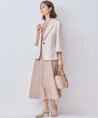 組曲 オシャクロス テーラードジャケット サンドベージュ系