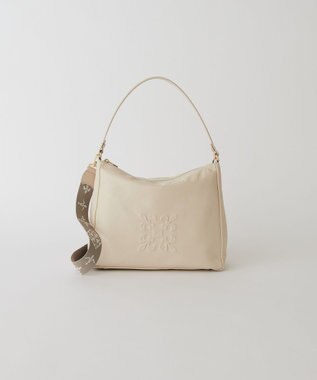 russet エンボスモノグラム2WAYショルダーバッグ(CE-1692) Ivory