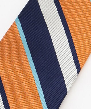 J.PRESS MEN 【STRUCTURE MIX COLLECTION】レジメンタル ネクタイ オレンジ系2