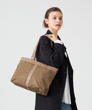 LA BAGAGERIE コンビ2WAYトートバッグ MEDIUM ベージュ