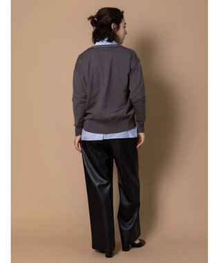 Te chichi 【Disney】101/刺繍Vネックカーディガン グレー