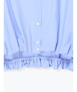 Te chichi 【雑誌掲載アイテム】バルーンヘムシャツ サックスブルー