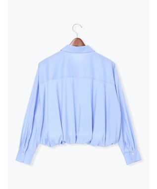 Te chichi 【雑誌掲載アイテム】バルーンヘムシャツ サックスブルー