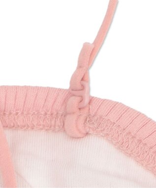 WEGO 【カップ付きインナー/SMサイズ展開】なちゅ盛れカップインショートキャミ ライトピンク