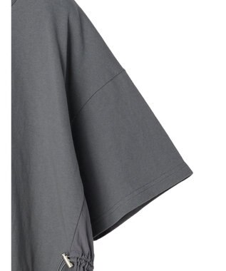 Green Parks 脇ドロストドッキングプルオーバー Gray