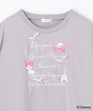 ANY KIDS 【ディズニー/マリー】ショート丈 半袖Tシャツ ライトグレー