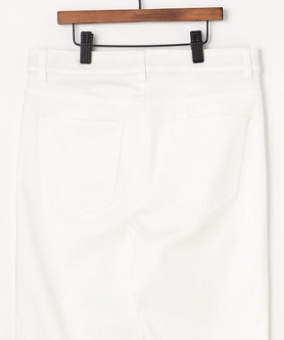 UNFILO L ハイストレッチ カラーパンツ ホワイト