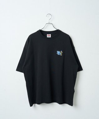 WEGO 【ユニセックス着用ITEM】別注ベンデイビスワンポイントT ブラック