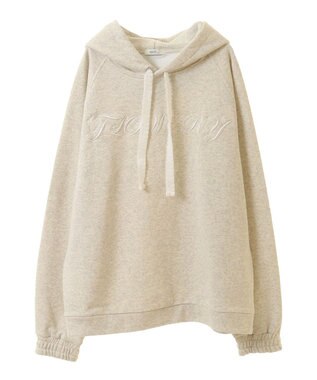 earth music&ecology Ｆｌｏｗｅｒｙパーカー Oatmeal