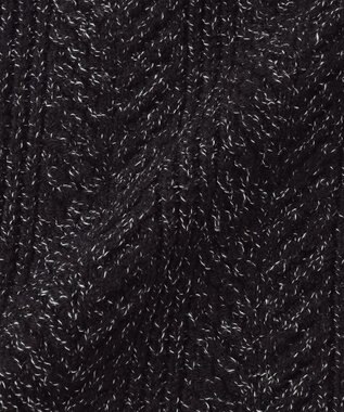 JOSEPH HOMME メランジヘリンボンストライプ　マフラー ブラック系