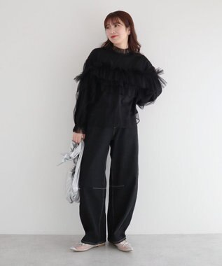 Green Parks ・ＥＬＥＮＣＡＲＥ　ＤＵＥ　チュールドッキングブラウ Black