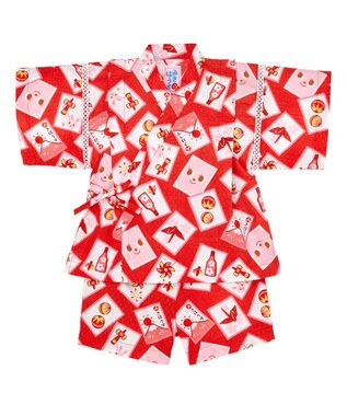 MIKI HOUSE HOT BISCUITS 【ミキハウス】【80-150cm】甚平スーツ