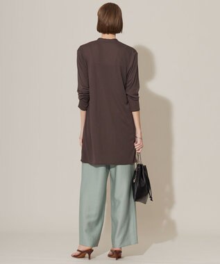 ICB 【WEB限定カラーあり・接触冷感・UVカット】PINION ロングカーディガン ソイル系