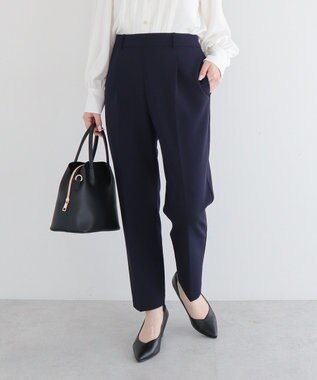 Green Parks きれいシルエットパンツ（テーパード） Dark Navy