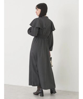 earth music&ecology デニムライクワンピース Black