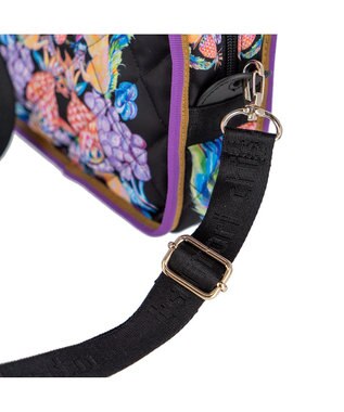 tsumori chisato CARRY tcアニマルキルト ショルダーバッグ ミニボストン ブラック