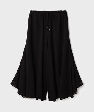 GRACE CONTINENTAL イレギュラーキュロットパンツ ブラック