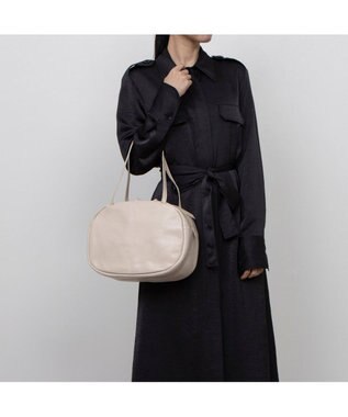 UNBILLION ペルケ perche / 牛革オーバルトート シルバー