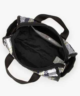 LeSportsac MINI DUFFEL CROSSBODY/ピクセルスクランブルチェック ピクセルスクランブルチェック