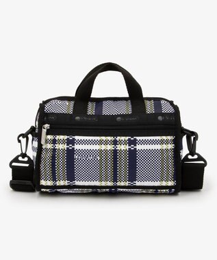 LeSportsac MINI DUFFEL CROSSBODY/ピクセルスクランブルチェック ピクセルスクランブルチェック