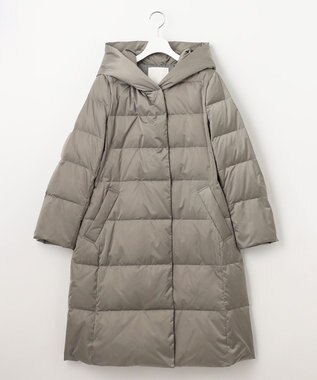 自由区 【WEB限定カラーあり・新色追加・洗える】ブライトダウン ロング丈ダウンコート [WEB限定・新色]カーキ系
