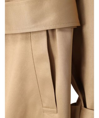 Green Parks ・Ｐｅｔｉｔ　Ｆｌｅｕｒボリュームスリーブトレンチコート Beige