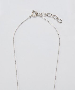 Phoebe 【金属アレルギー対応】グリマースクエアビジューネックレス/ニッケルフリー シルバー シルバー