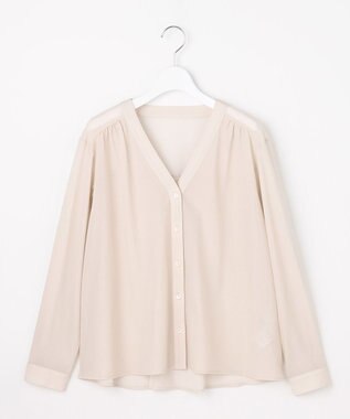 J.PRESS LADIES 【冷房対策に】シアードライトリコット Vネック カーディガン