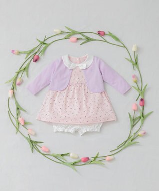  【80-90cm】Tulips Shower ワンピース