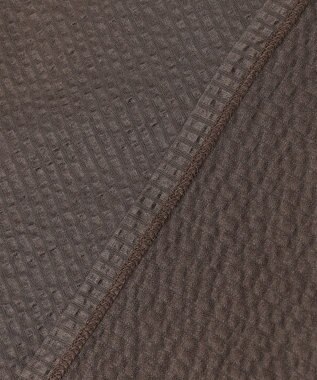 自由区 【WEB限定・洗える・XSサイズあり】シャドウサッカー カットソー ブラウン系