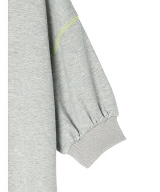 Green Parks ・Ｐｅｔｉｔ　Ｆｌｅｕｒ　カラーｓｔウラケワンピース Gray Mixture