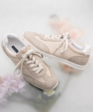  【PARADIS COULEUR】異素材コンビロープロファイルスニーカー