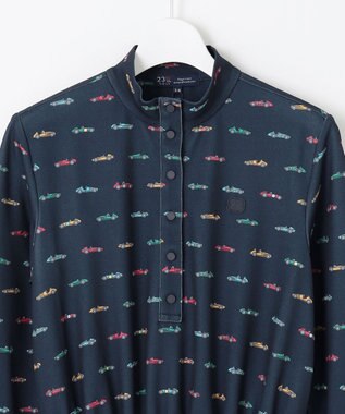 23区GOLF 【WOMEN】レーシングカープリント ワンピース ネイビー系5