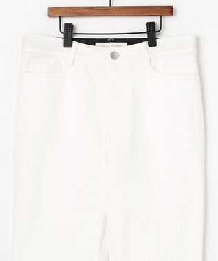 UNFILO L ハイストレッチ カラーパンツ ホワイト