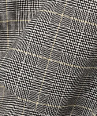 組曲 KIDS 【150-160cm】ティアードチェック スカート グレー系3