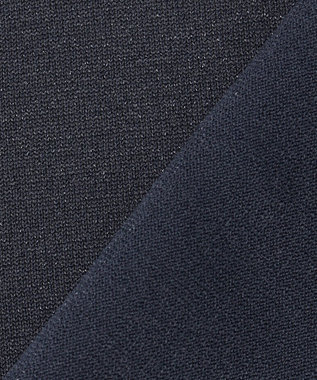 23区 【洗える】レーヨンポリエステルストレッチ プルオーバー ラメニット ネイビー系