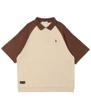 WEGO 【ユニセックス着用ITEM/MLサイズ展開】別注USPOLO　ヘビーウェイトポロT ベージュその他