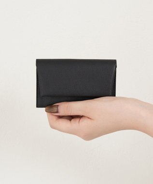 russet レザー名刺ケース(SO-439) Black