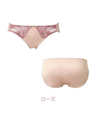 BRADELIS New York 【NuBra】フローラ ショーツ デザインヌーブラ ローズ