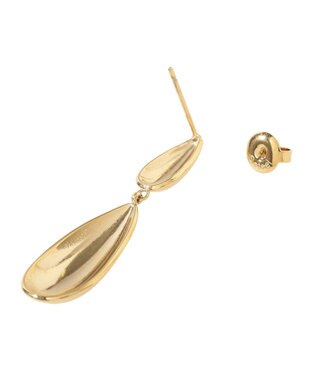 AMERICAN HOLIC 【ステンレス】ダブルドロップピアス Gold
