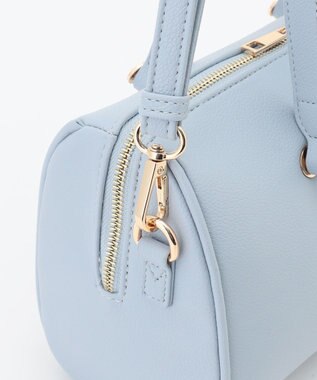 ANY SIS 【2WAY】メタルアクセント ボストンバッグ ライトブルー