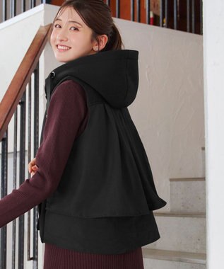 Tiaclasse ダンボールバックフレアベスト ブラック