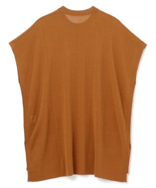 UNFILO フロスティコットン オーバーニット キャメル