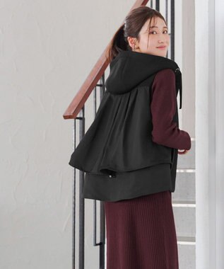 Tiaclasse ダンボールバックフレアベスト ブラック